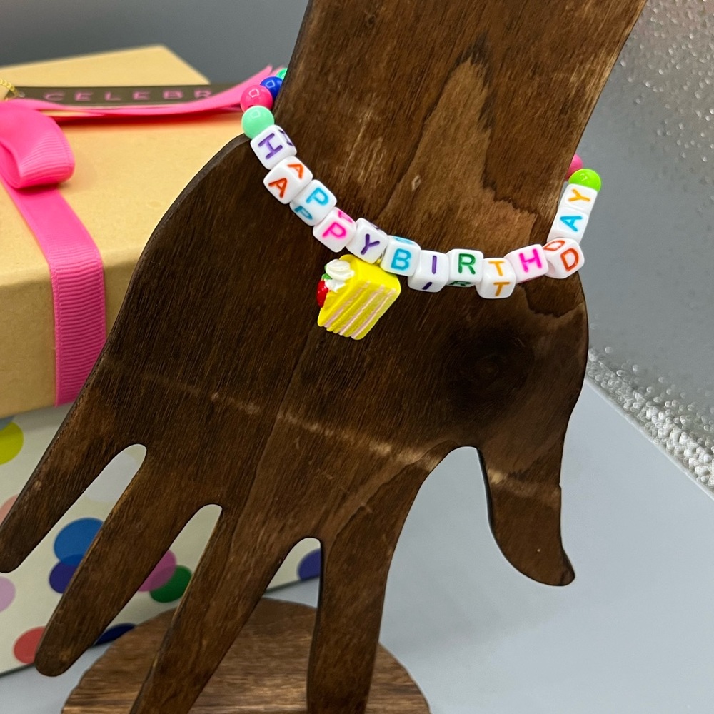 Happy birthday bracelet